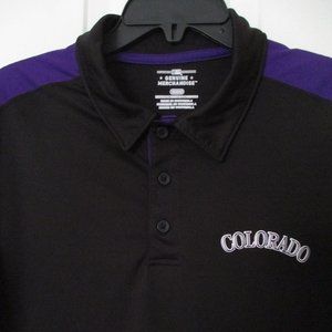 Genuine Merchandise MLB Colorado Rockies Mens S/S Polo Shirt - Size S-M*